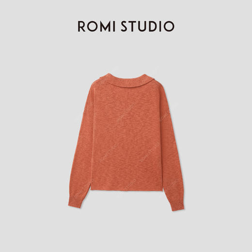 ROMI STUDIO“慵懒自在”欧洲进口亚麻混纺竹节麻毛衫 RWCAS65518 商品图1