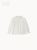 公主领白色缩褶上衣 商品缩略图0