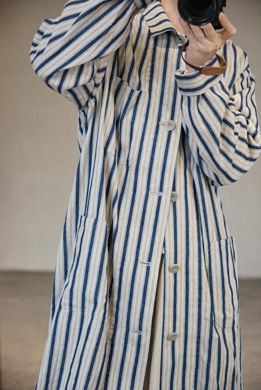 Antiquites ichi条纹外套 商品图7