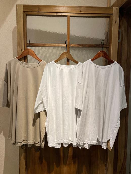 Maison de soil 3色可选圆领短袖T恤 商品图7