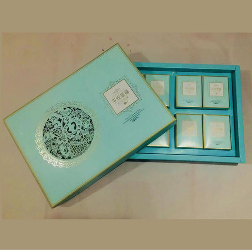 厂家批发中秋月饼礼盒广式五仁蛋黄月饼流心月饼礼盒伴手礼水果火 商品图10