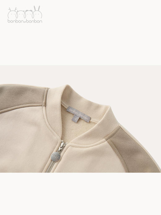 廓形感拼色棒球服外套/长裤 商品图2