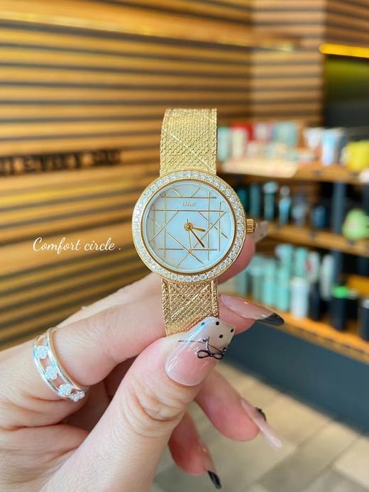 D082128藤格纹图案几何线条互相交错时尚手表腕表 商品图2