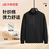 【DSF】大依优型大码男装秋季新款男士加肥加大码立领针织夹克男胖子开衫卫衣 商品缩略图5
