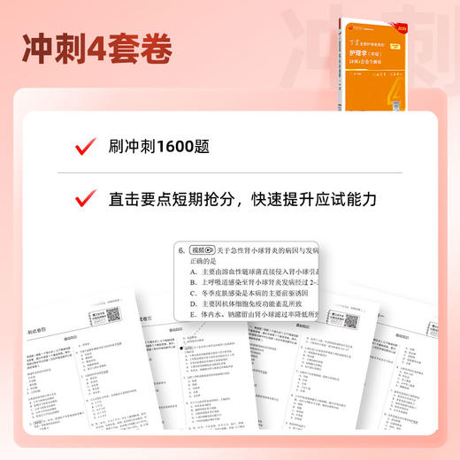 2026版 丁震368主管护师 冲刺4套卷全解析 护理学中级 商品图1