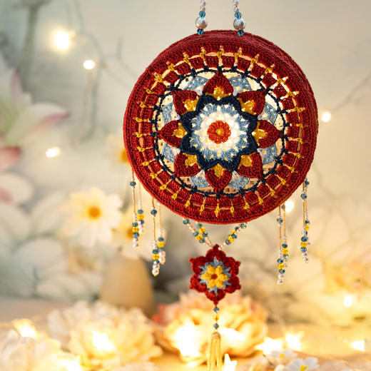 苏苏姐家昭宁锦绣花灯手工diy编织钩针毛线团自制创意材料包 商品图0