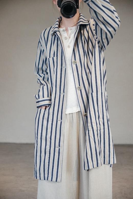 Antiquites ichi条纹外套 商品图6