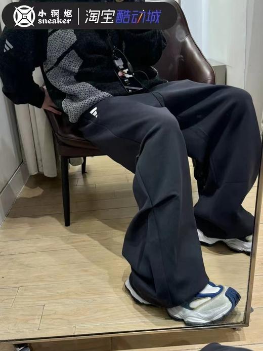 D082126针织舒适亲肤阔腿休闲长裤男女同款 商品图6