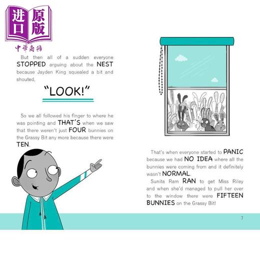 【中商原版】威格尔斯伯勒小学6 课间小兔子 Wigglesbottom Primary Break-Time Bunnies 英文原版 儿童短篇校园故事 小初文学 商品图2