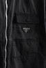 P.R.D 黑色标志徽标 拉链翻领薄款长袖夹克 WT867 商品缩略图5
