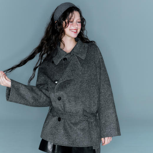 【90白鹅绒】三彩独醒2025冬季新款中长鹅绒服压胶直冲羽绒服F 商品图3