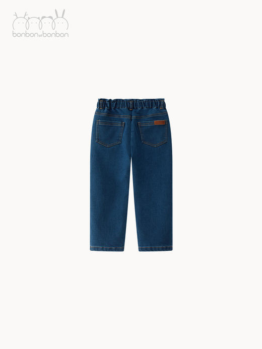 牛仔木耳边长裤 商品图1