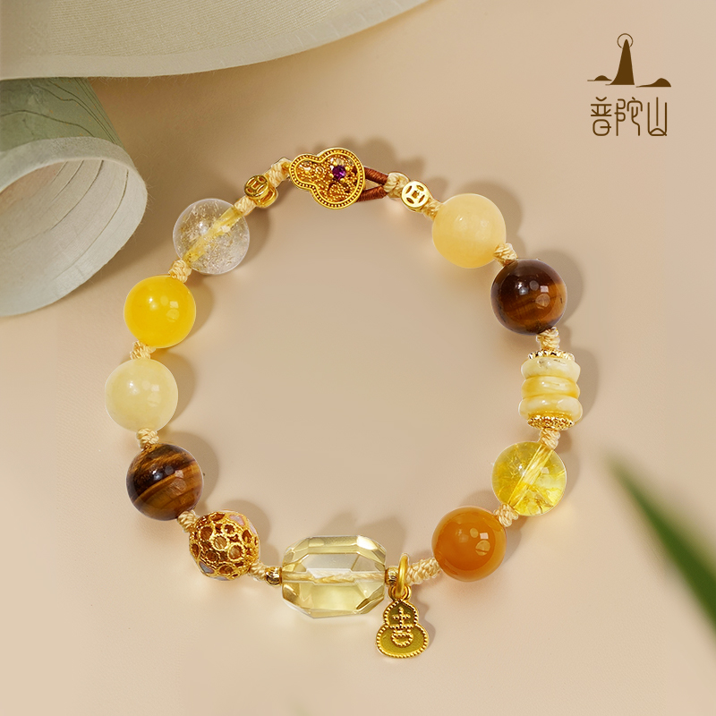 【普陀山】五行全能多宝-土 | 土载 · 安泰宝串 七月初一师傅手工款