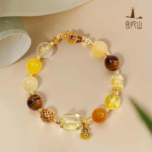 【普陀山】五行全能多宝-土 | 土载 · 安泰宝串 七月初一师傅手工款 商品图0