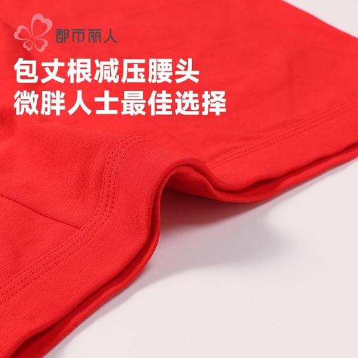 都市丽人内裤男士内裤40S棉拉架内裤氨纶头平角内裤男内裤FKHC49 商品图5