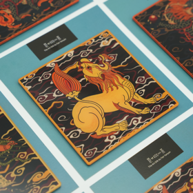 如日方升 冰箱贴