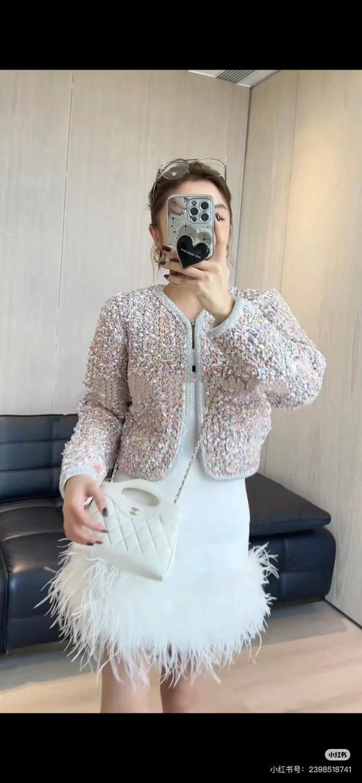 香奈儿25早秋新款粗呢编织马甲（TM） 商品图4