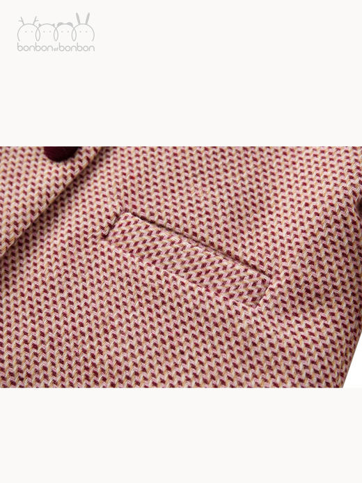 复古格纹设计感外套 商品图4