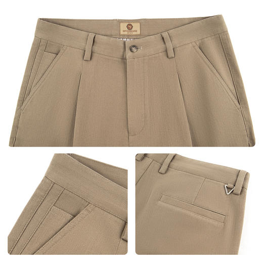 【九分牛仔裤】柒牌牛仔长裤男士秋季新款商务休闲中青年裤子裤装129H73710 商品图3