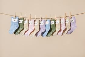 拉比配饰类i5萌萌抑菌短袜（3双装）LYED103721