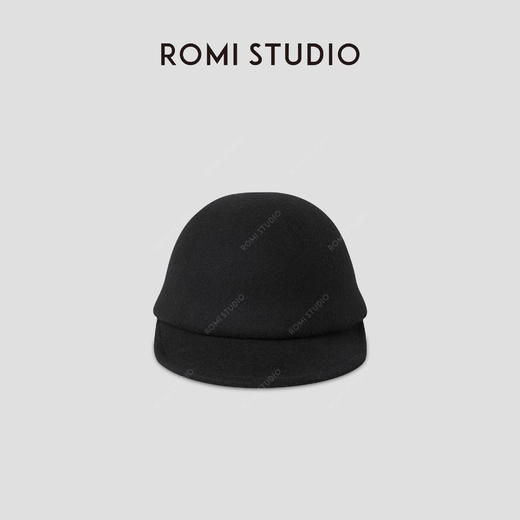 ROMI STUDIO“优雅有度”100羊毛蓬松感保暖抗寒贝雷帽 RWCWP34961 商品图1
