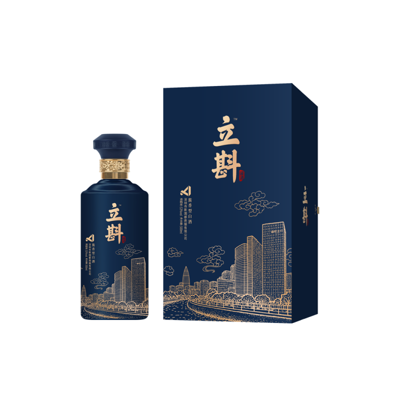 【嘉联周边】立斟酱香型白酒53度500mL单瓶装