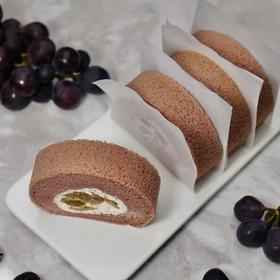 时令巨峰葡萄蛋糕卷（4片）