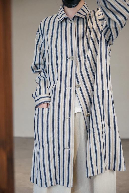 Antiquites ichi条纹外套 商品图0