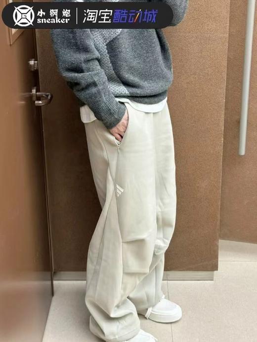 D082126针织舒适亲肤阔腿休闲长裤男女同款 商品图3