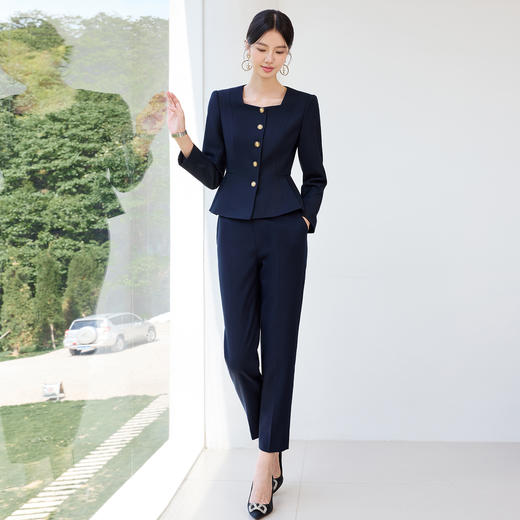 IWY/高端干练职业套装女正装西服置业顾问职业装西装售楼部通勤工作服25CP813 商品图2