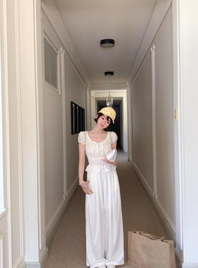 金蘑菇菇  灵动职场 夏日空气裤 / 自带肌理感 亲肤人棉