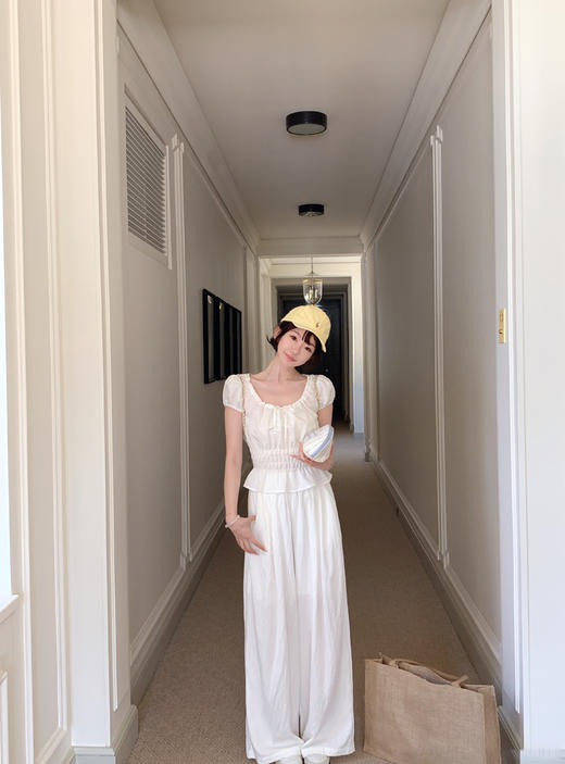 金蘑菇菇  灵动职场 夏日空气裤 / 自带肌理感 亲肤人棉 商品图0