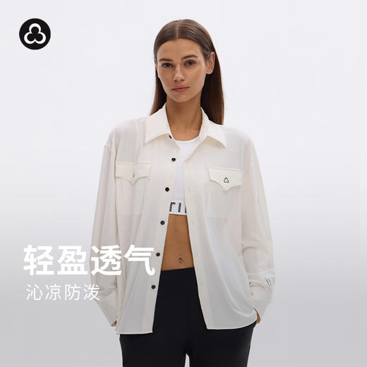 TITIKA驭风防水衬衫秋冬新款休闲衬衫女运动宽松上衣31225 商品图0