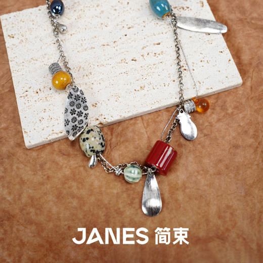 2437 JANES简束·【巴洛克】多功能腰链仿古做旧小众设计感毛衣链项链 商品图0