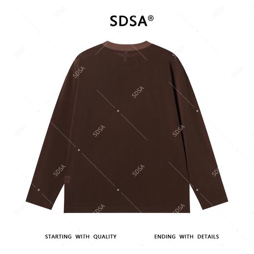 T4343SDSA秋季新款男士痞帅纯色亲肤玉米格设计圆领长袖T恤百搭时尚 商品图5