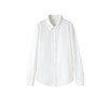 谜底白衬衣长袖女2025秋新品通勤简约刺绣钉珠百搭衬衫253MC1236 商品缩略图4