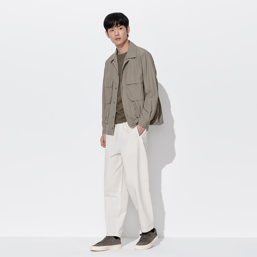 马恩MAXNEW男装2025秋季新款外套通勤工装茄克上衣翻领夹克衫男士 商品图2