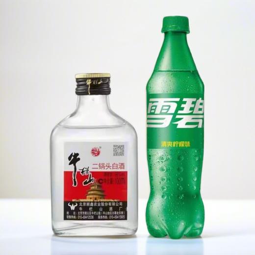 【特调DIY】牛碧极了：牛栏山二锅头56度(小)100ml + 雪碧柠檬味汽水500ml 商品图1