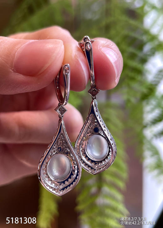 5181308，蛋面耳坠。具体价格微信咨询 商品图5