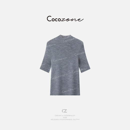 COCO ZONE 刘一一 【100超细美丽诺羊毛】 毛织上衣 CD2A2006 商品图2