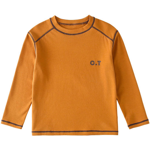 【7A抗菌】棉花堂高弹无骨缝针织长袖童装T恤——FA52009 商品图12