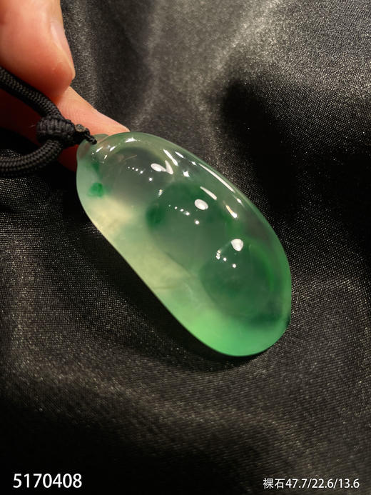 高冰种飘翠福豆素件【5170408】具体价格微信咨询 商品图7