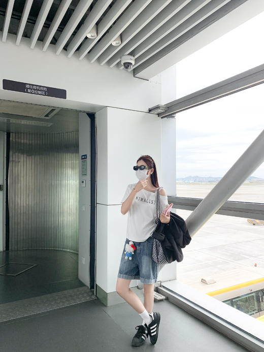 【149元任选2件】最后一波现货！韩系卷边设计浅色牛仔短裤 商品图9