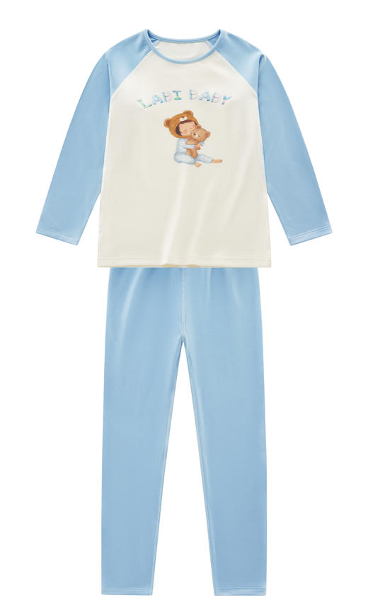 拉比内衣类i5小熊内衣圆领服套装LYEA100410 商品图1