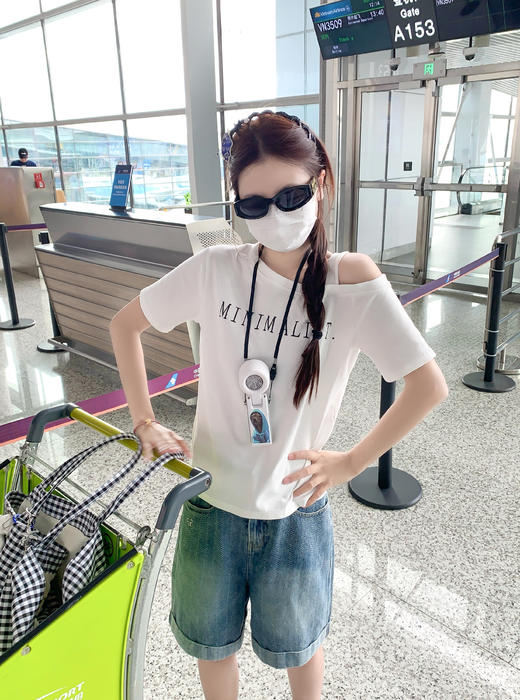 【149元任选2件】最后一波现货！韩系卷边设计浅色牛仔短裤 商品图8