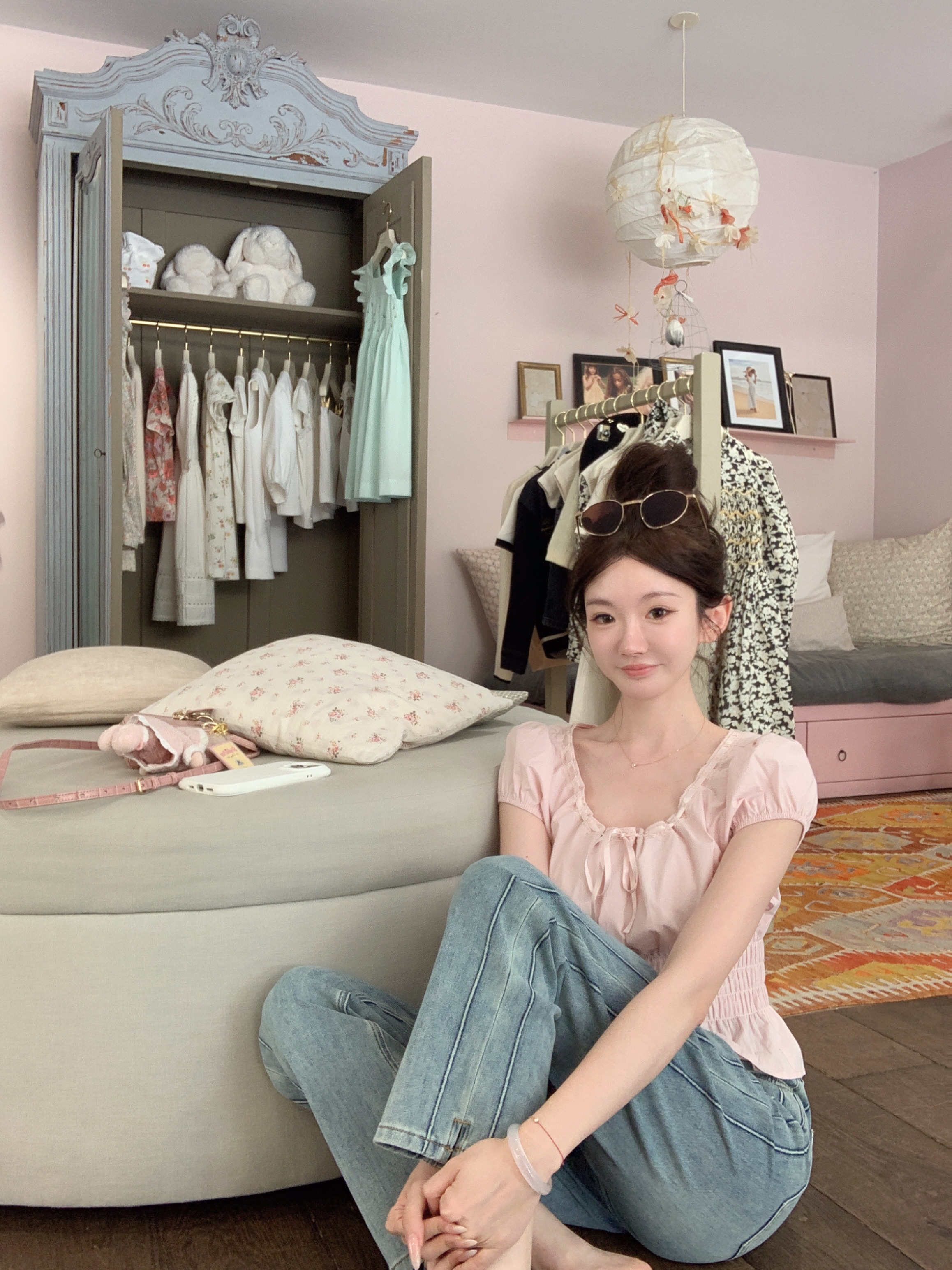 金蘑菇菇 fifi的少女时代 / 招牌法式top 自然系少女感