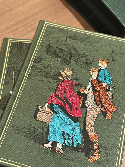 限量珍藏版《大卫·科波菲尔》荷兰进口漆布+三面书口鎏金+丝印花纹 商品图3