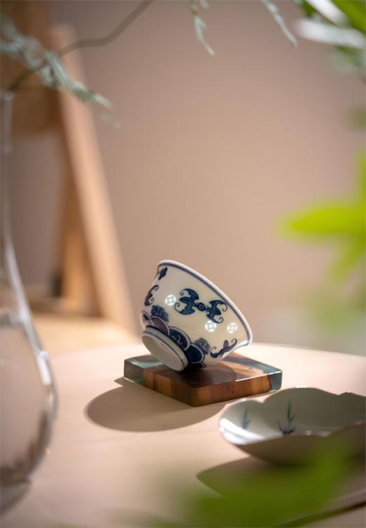 会员专享  青花蝙蝠铜钱单杯 仅供【景瀚店】自提 商品图2
