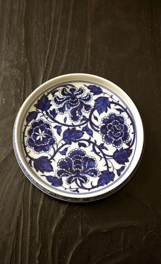 【怀宣临古】景德镇青花明永宣四季花壶承 商品图4