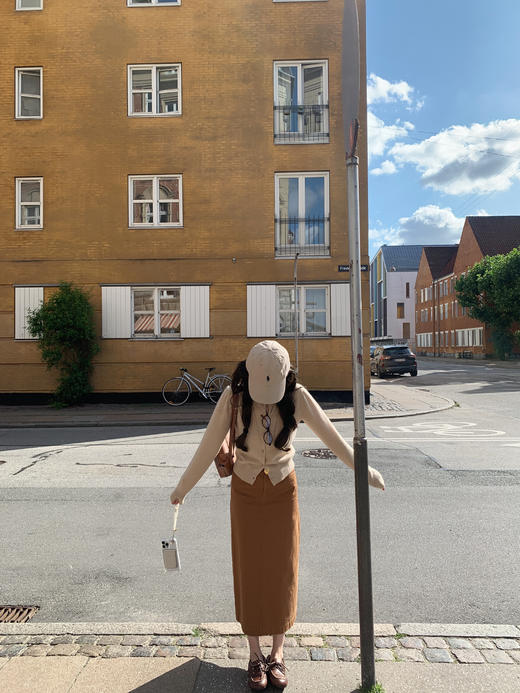 金蘑菇菇 丹麦假期 阿miu polo开衫组 / 100羊毛早秋时髦知识分子 商品图5